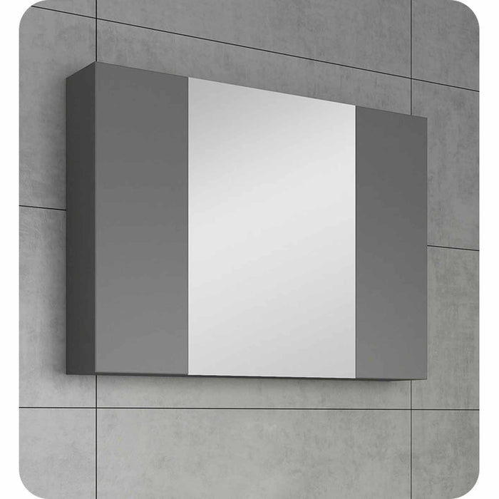 Fresca 32" Medicine Cabinet w/ 3 Doors with Color Options