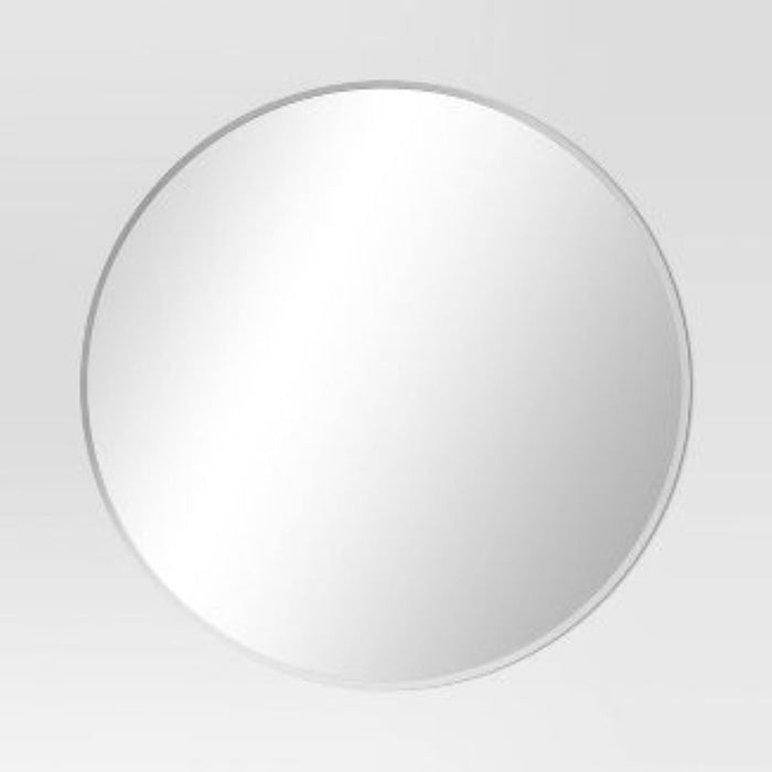 Design Element Vera 24" x 24" Round Frameless Mirror