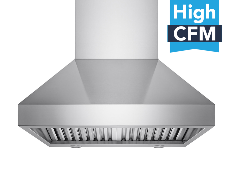 Victory TwisterMAX 36-Inch 1200 CFM Wall Mount Range Hood in Stainless Steel
