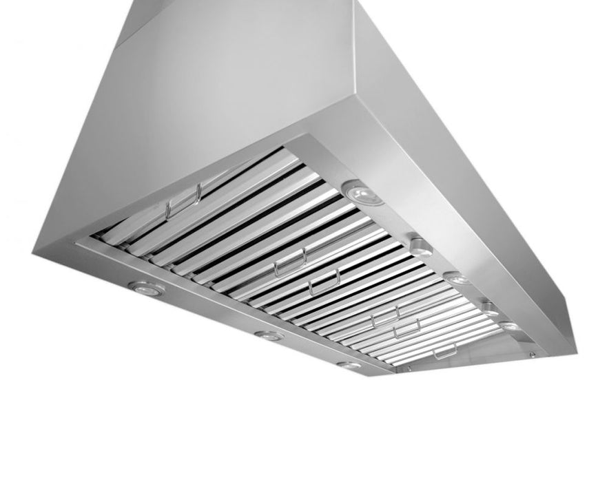 Victory Hurricane 48 Inch 1200 CFM Under Cabinet Range Hood in Stainless Steel