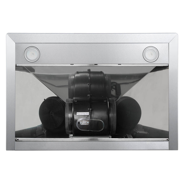 Cosmo 30" 380 CFM Convertible Wall Mount Range Hood with Digital Touch Controls and Carbon Filter Kit Included