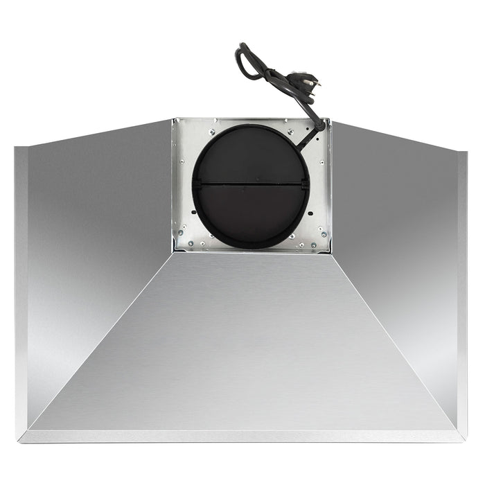 Cosmo 30" 380 CFM Convertible Wall Mount Range Hood with Digital Touch Controls and Carbon Filter Kit Included