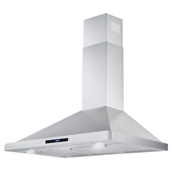 Cosmo 36" 380 CFM Convertible Wall-Mount Range Hood with Digital Touch Controls