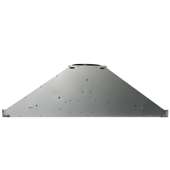 Cosmo 36" Wall-Mounted Convertible Range Hood with 380 CFM, Push Button Controls, and Carbon Filter Kit