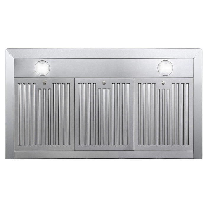 Cosmo 36" 380 CFM Convertible Wall-Mount Range Hood with Push-Button Controls