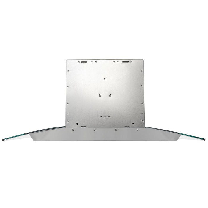 Cosmo 30" Convertible Wall-Mounted Range Hood with 380 CFM, Glass Canopy, Digital Touch Controls, and Carbon Filter Kit