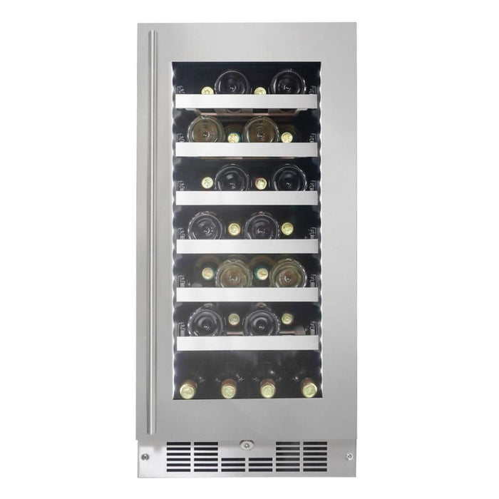 Danby Silhouette Professional Tuscany Series Wine Cooler, 27-Bottle Capacity with LED Lighting