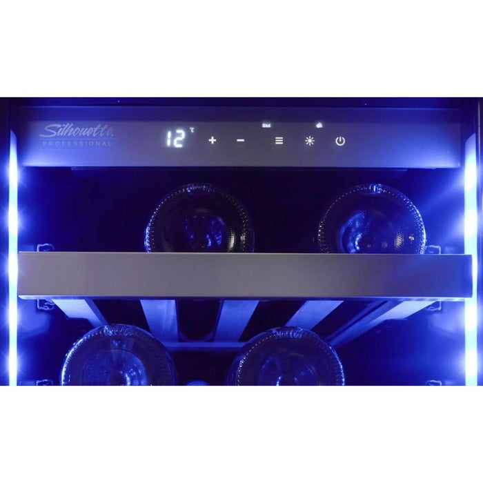 Danby Silhouette Professional Tuscany Series Wine Cooler, 27-Bottle Capacity with LED Lighting