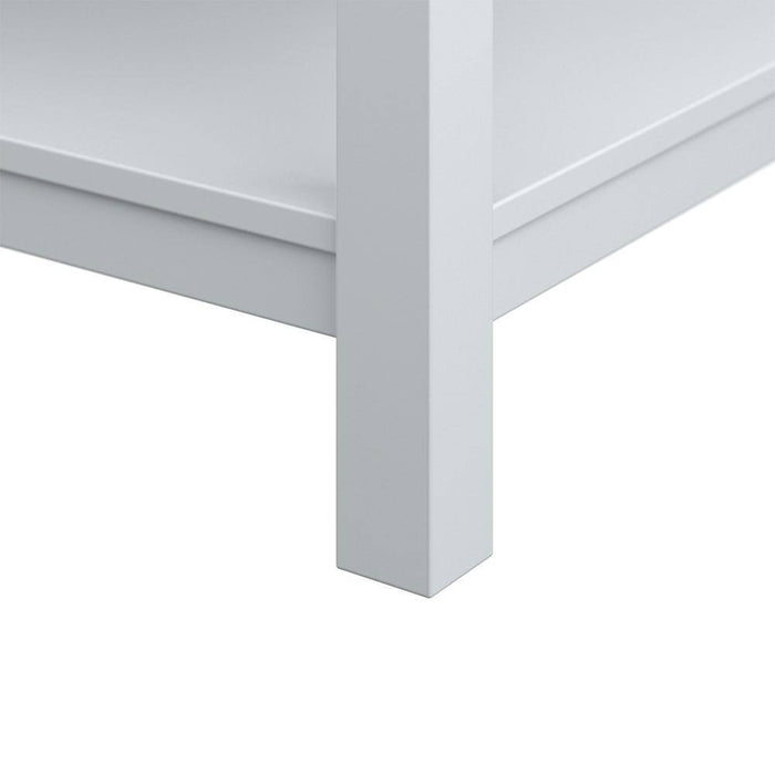 Affinity 49" Single Sink Vanity with White & Gray Carrara Marble Top