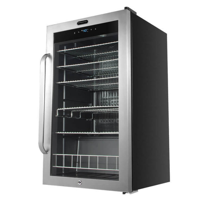 Whynter Freestanding Beverage Refrigerator (121 Can Capacity) with Digital Controls and Internal Fan - Model