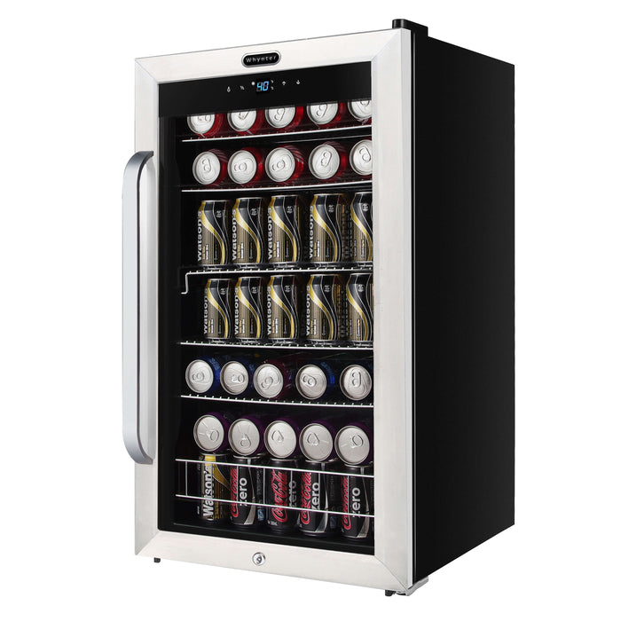 Whynter Freestanding Beverage Refrigerator (121 Can Capacity) with Digital Controls and Internal Fan - Model