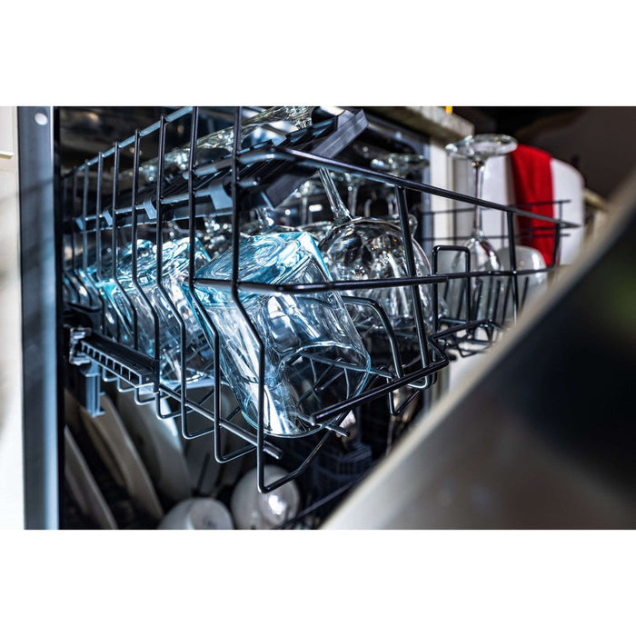 BREDA 24 in. Tall Tub Dishwasher with Pocket Handle Panel in Stainless Steel