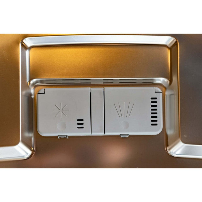 BREDA 24 in. Tall Tub Dishwasher with Pocket Handle Panel in Stainless Steel
