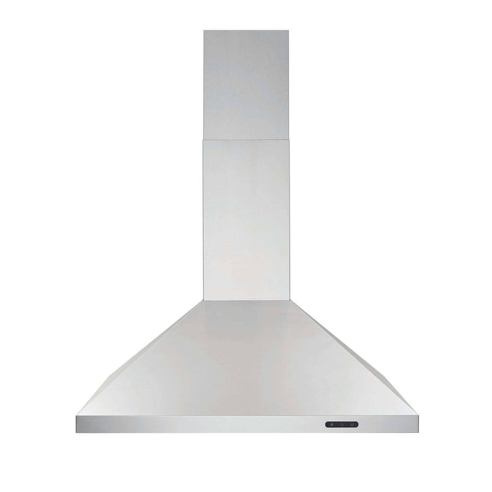 Broan Elite 30-inch EW48 Series Pyramid Chimney Range Hood, 460 CFM Max Blower in Stainless Steel