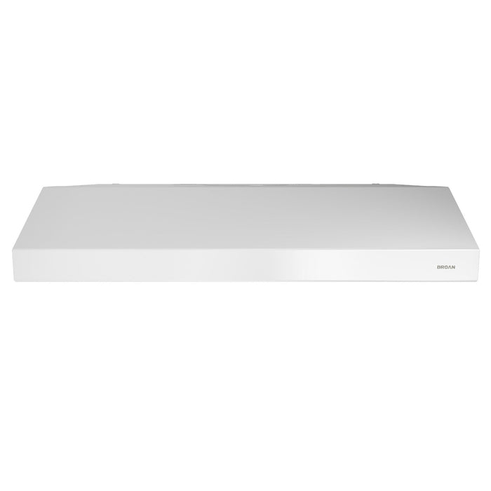 Broan 30-inch Energy Star Convertible Under-Cabinet Range Hood, 300 Max Blower CFM in White