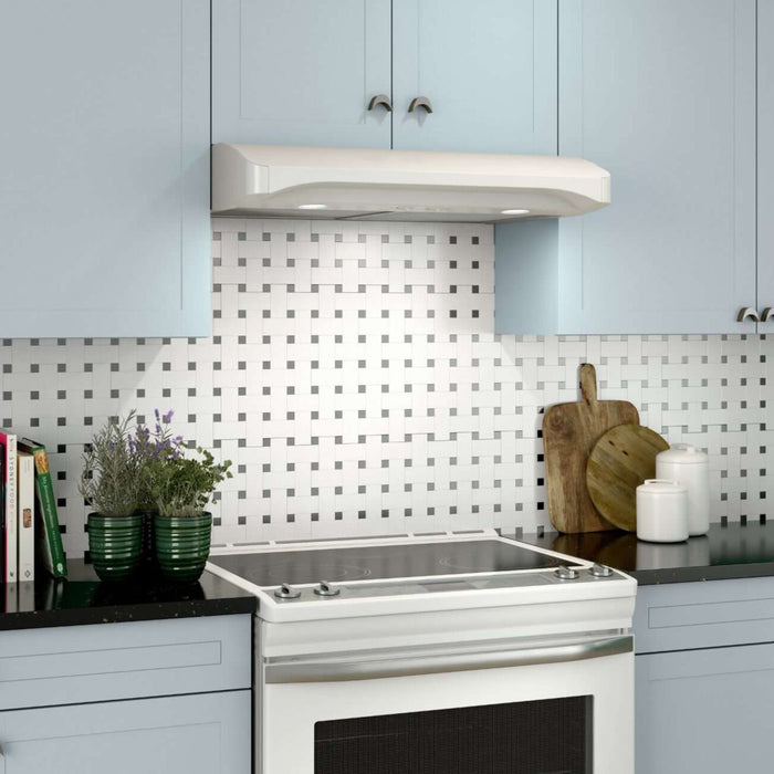 Broan Elite 30-inch Convertible Under-Cabinet Range Hood in White