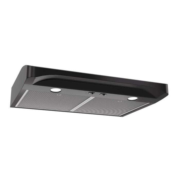 Broan Elite 30-inch Convertible Under-Cabinet Range Hood in Black