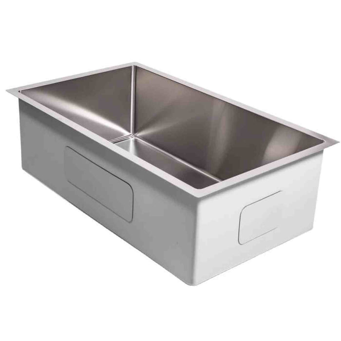 Cameo 32-Inch Stainless Steel Single Bowl Rectangle Sink