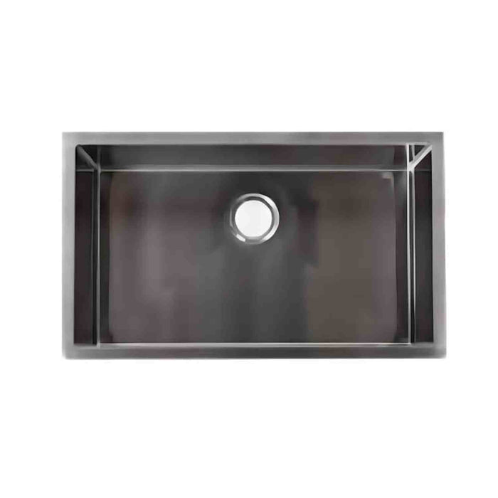 Cameo 32-Inch Stainless Steel Single Bowl Rectangle Sink