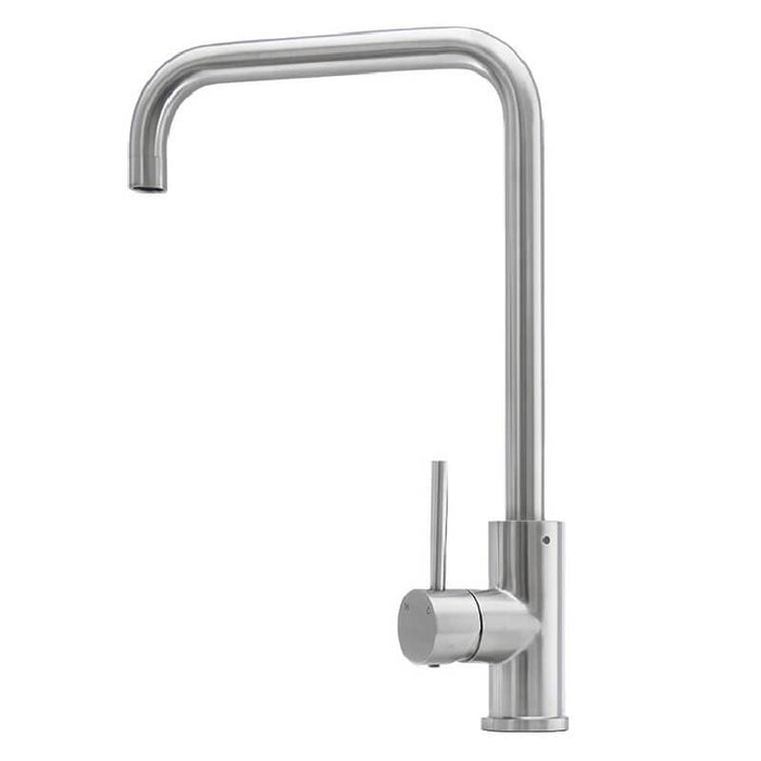 Cameo Stainless Steel Kitchen Faucet with Square Spout