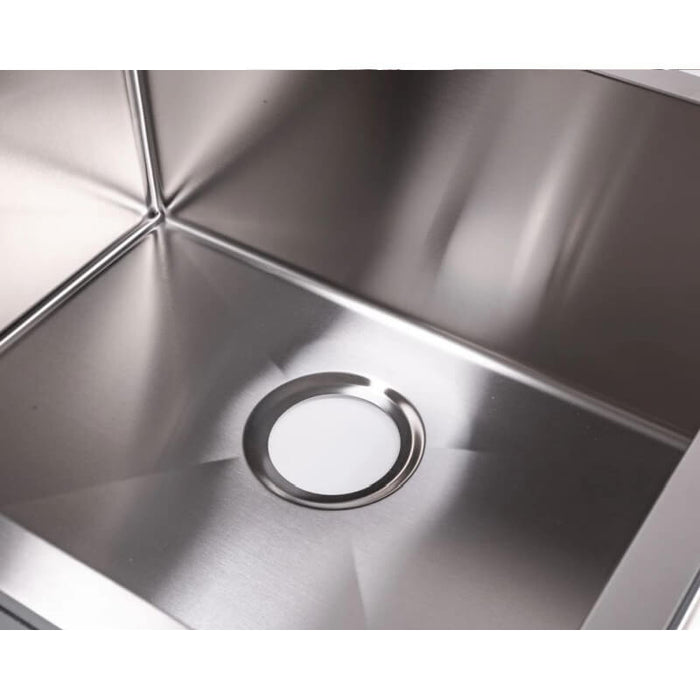 Cameo 32-Inch Stainless Steel 50/50 Double Basin Sink