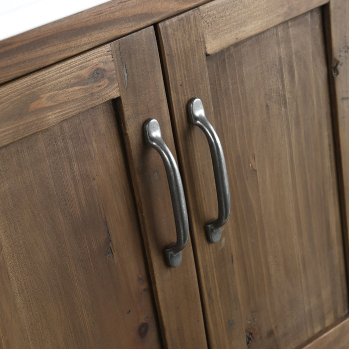 Austin 30" Single Sink Vanity In Walnut with Porcelain Top