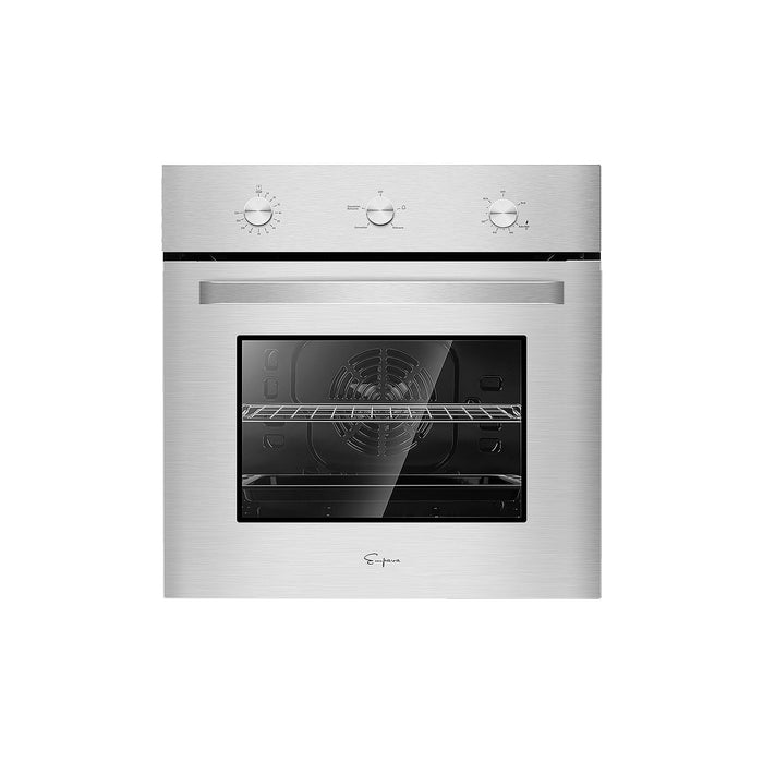 Empava 24-Inch 2.3 Cu. Ft. Single Gas Wall Oven - Designed for Natural Gas Only in Stainless Steel