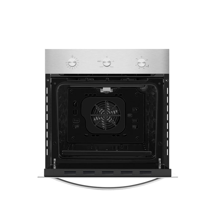 Empava 24-Inch 2.3 Cu. Ft. Single Gas Wall Oven - Designed for Natural Gas Only in Stainless Steel