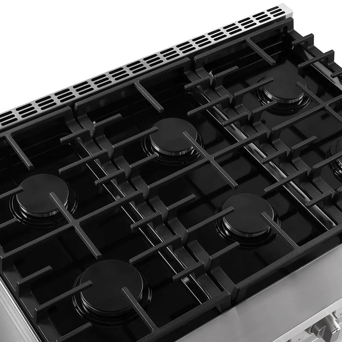 Empava 36-inch Pro-Style Slide-In Single Oven Gas Range in Stainless Steel