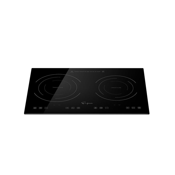 Empava 12-inch Induction Cooktop with 2 Burners in Black