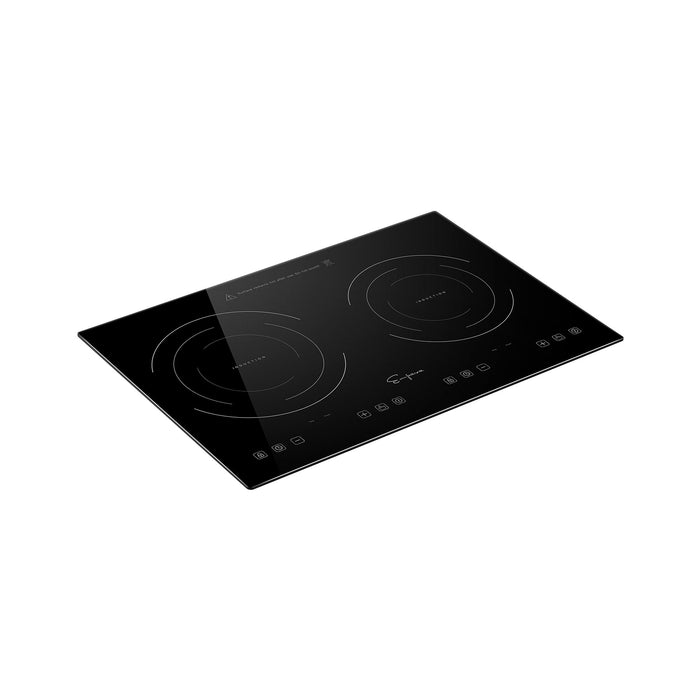 Empava 12-inch Induction Cooktop with 2 Burners in Black