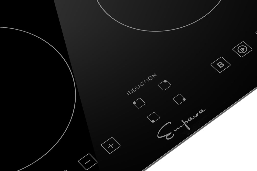 Empava 24-inch W x 20.5-inch D Induction Cooktop in Black