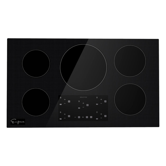 Empava 36-inch W x 21-inch D Induction Cooktop in Black