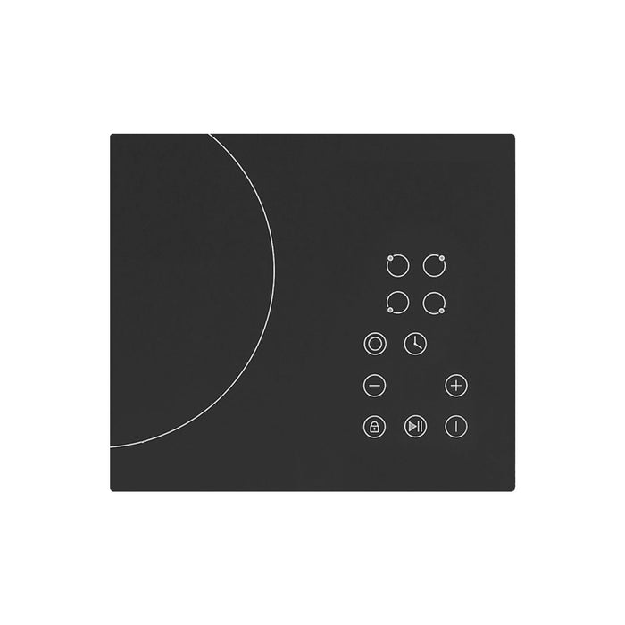 Empava 24 Inch Black Electric Radiant Cooktop in Black