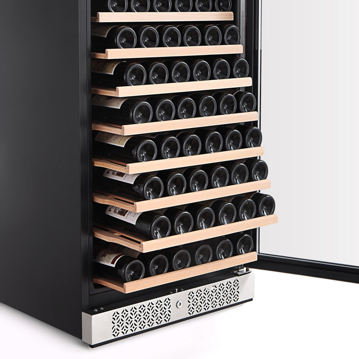 Empava 24-inch wide Wine Cooler and Wine Fridge in Stainless Steel