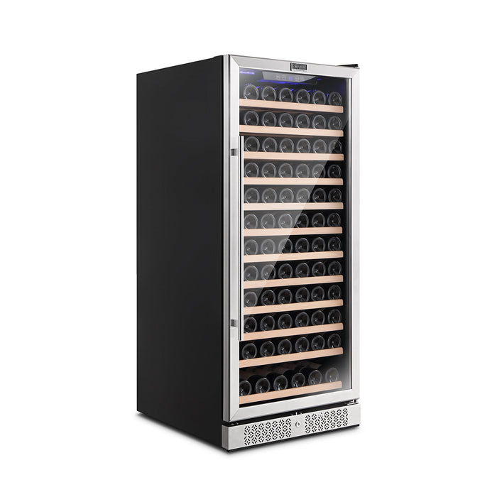 Empava 24-inch wide Wine Cooler and Wine Fridge in Stainless Steel