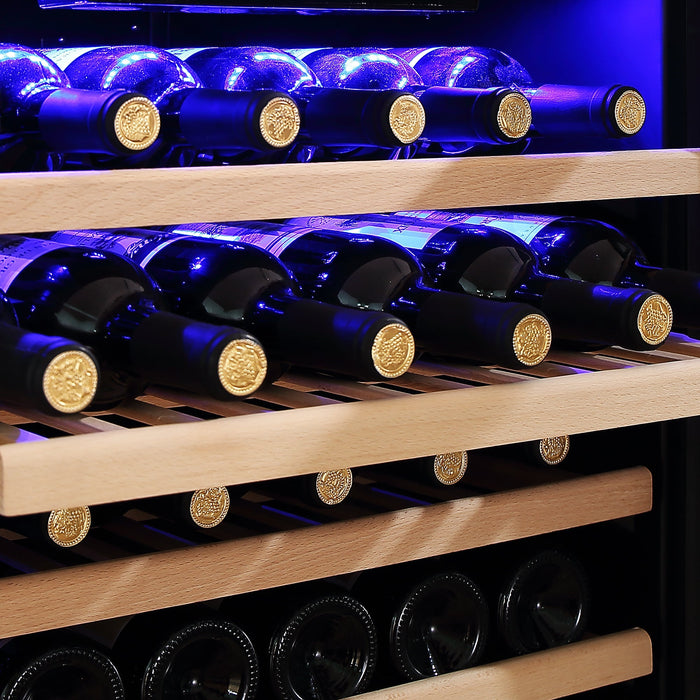 Empava 24-inch wide Wine Cooler and Wine Fridge in Stainless Steel