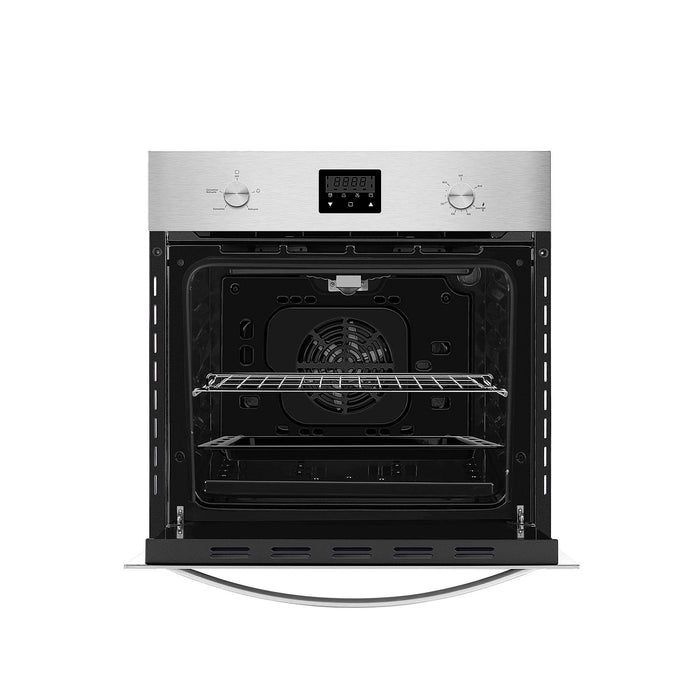 Empava 24-inch 2.3 Cu. Ft. Single Gas Wall Oven – Natural Gas Only in Stainless Steel