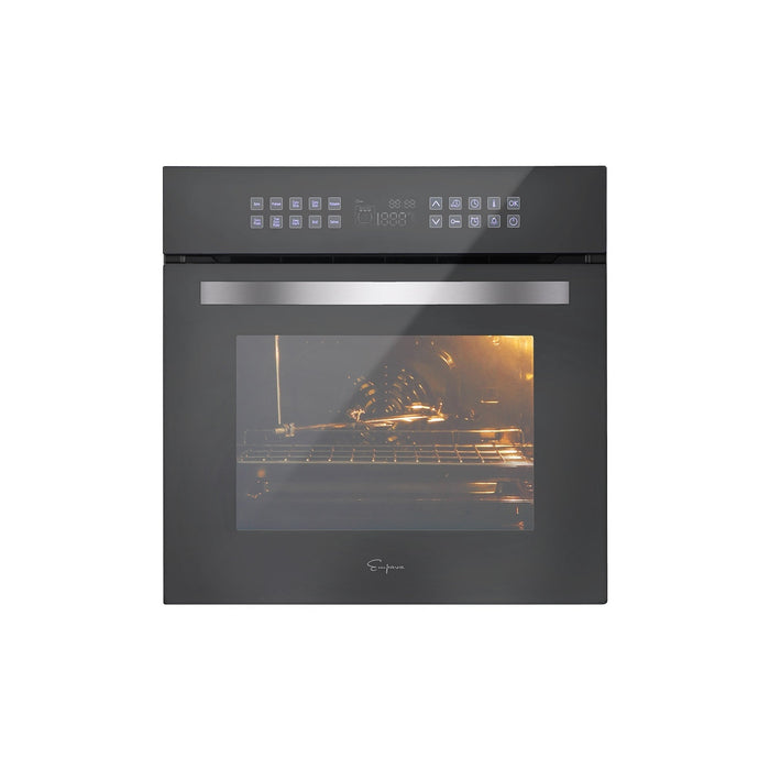 Empava 24-Inch Electric Single Wall Oven in Black