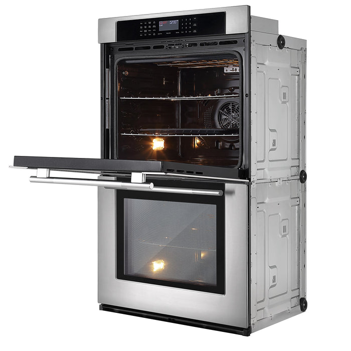 Empava 30-inch Electric Double Wall Oven in White