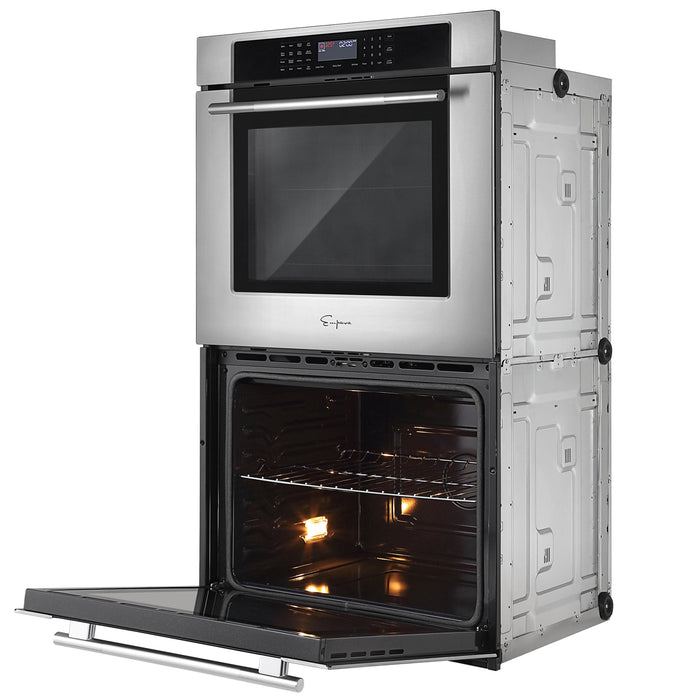 Empava 30-inch Electric Double Wall Oven in White