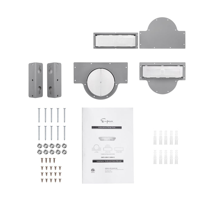 Empava 30-inch 500 CFM Ducted Under-Cabinet Range Hood in Stainless Steel
