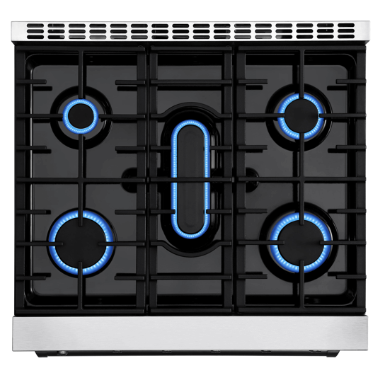 Empava 30-inch Pro-Style Slide-In Single Oven Gas Range in Stainless Steel