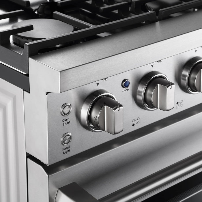 Empava 30-inch Pro-Style Slide-In Single Oven Gas Range in Stainless Steel