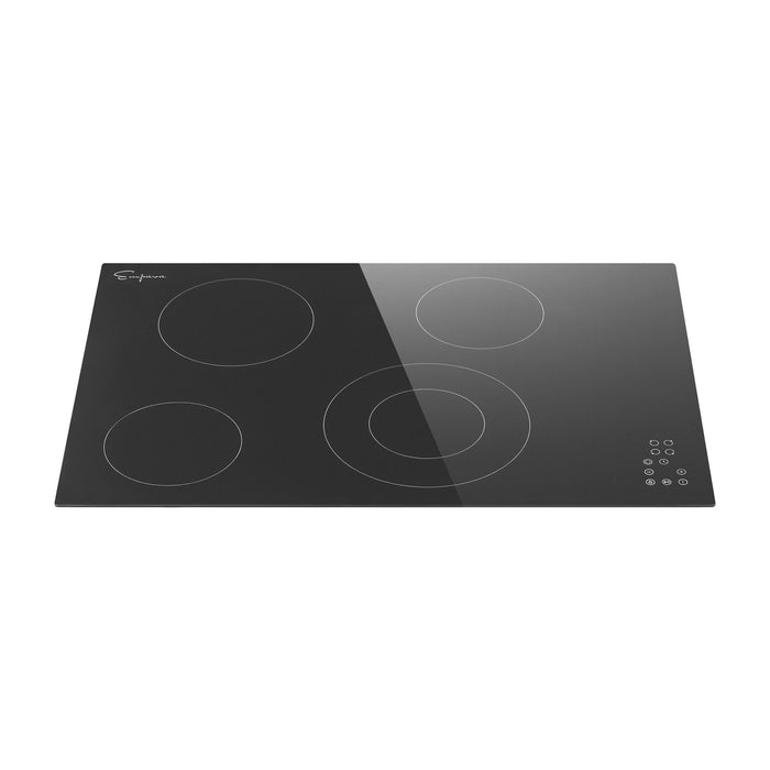 Empava 30-Inch Black Electric Radiant Cooktop in Black
