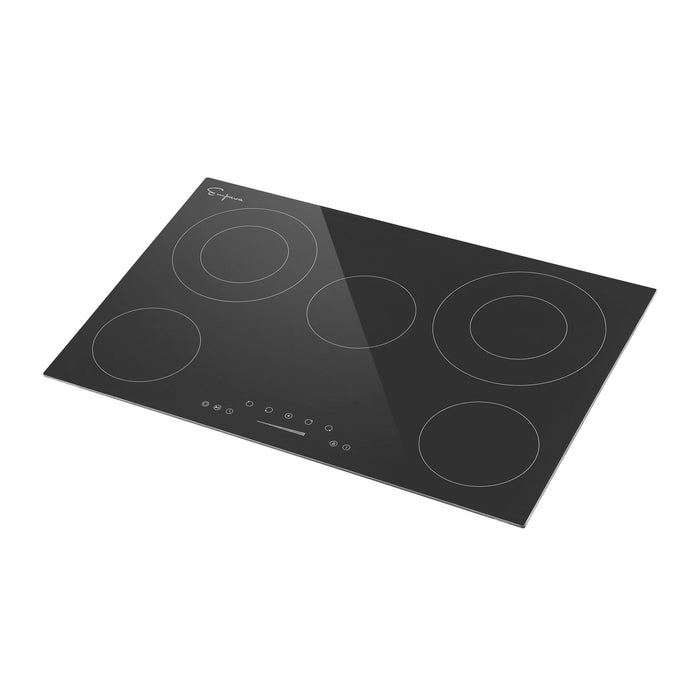 Empava 30-Inch Black Electric Radiant Cooktop in Black