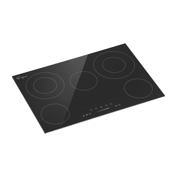 Empava 30-Inch Black Electric Radiant Cooktop in Black