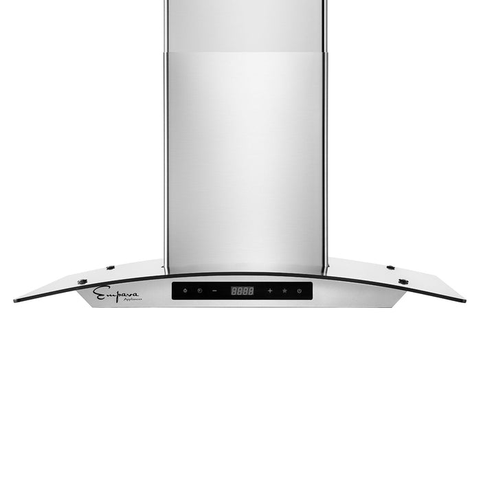 Empava 30-inch Wall-Mount Ducted Range Hood, 400 CFM in Stainless Steel