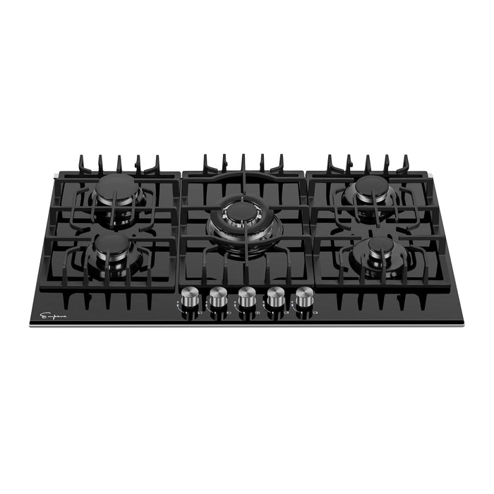 Empava 30-inch Built-In Gas Cooktops in Black