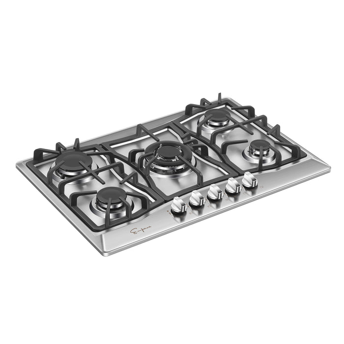 Empava 30-inch Built-In Gas Stove Cooktop in Stainless Steel
